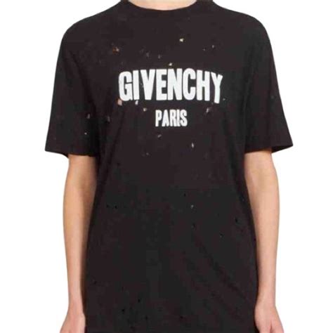 givenchy shirt sale free shipping|Givenchy t shirt with holes.